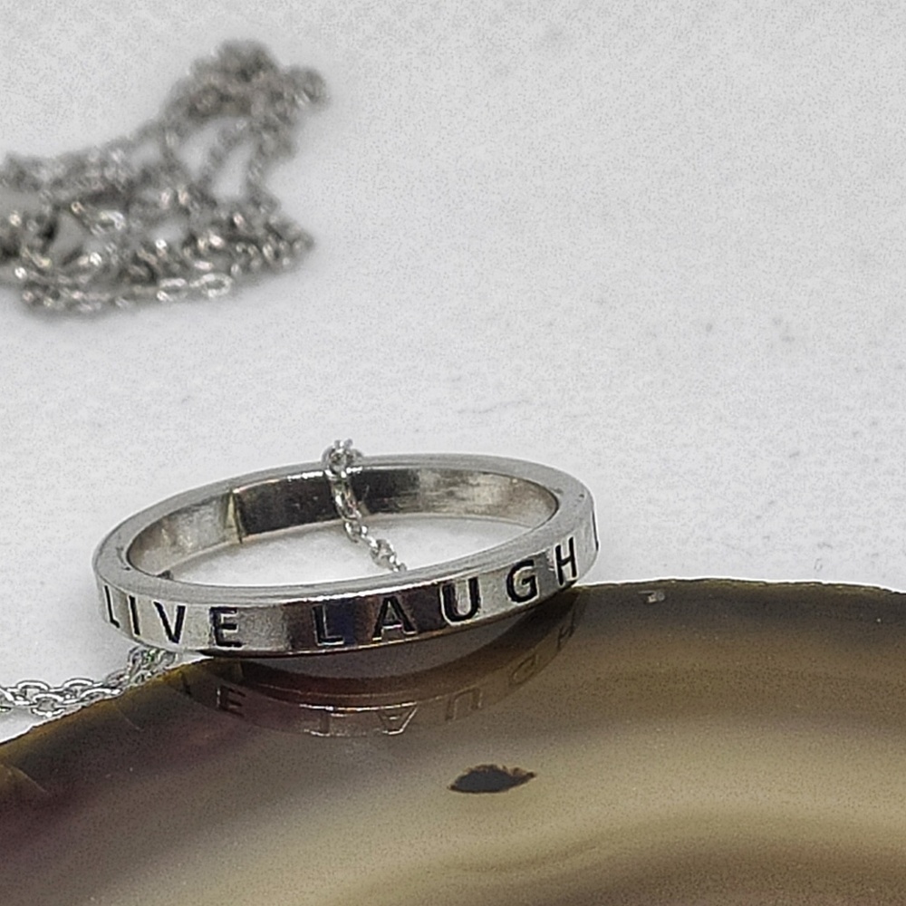 Inspirational Ring Necklace